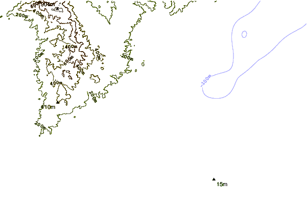 Shoreline around Peyo's