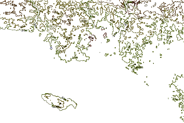 Shoreline around Pic Kipu