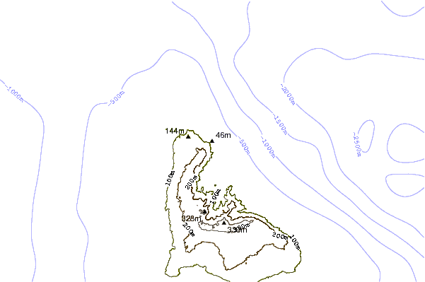 Shoreline around Pico Teneriffe