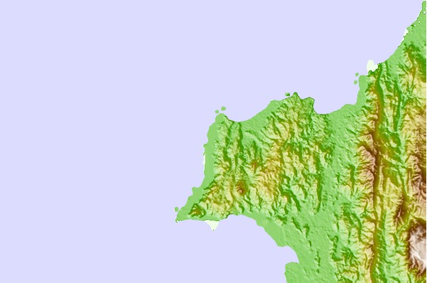 Surf spots located close to Pico de Loro
