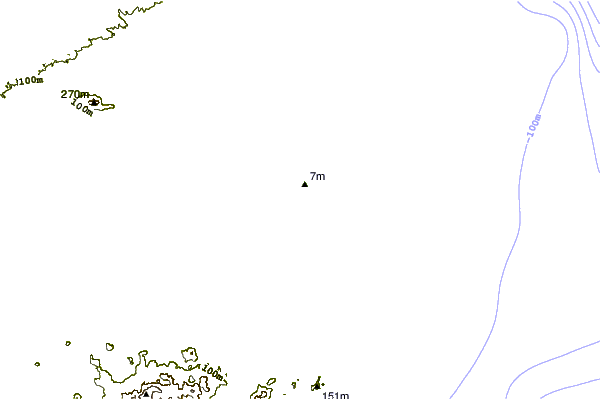 Shoreline around Pico de el Errizo