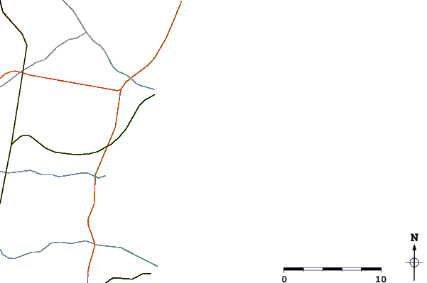 Roads and rivers around Pico de la Autopista