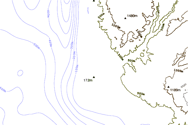 Shoreline around Piedras Negras