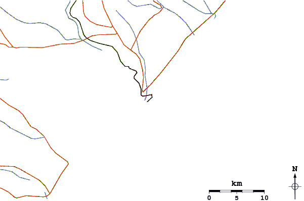 Roads and rivers around Pier do Emissario