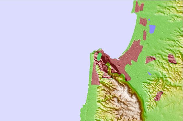 Surf spots located close to Pik or Meridian