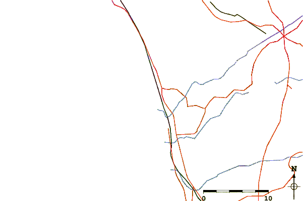 Roads and rivers around Fletcher Cove Park