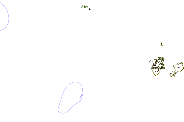 Shoreline around Pimentel