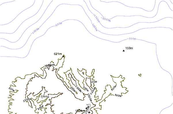 Shoreline around Pinetrees