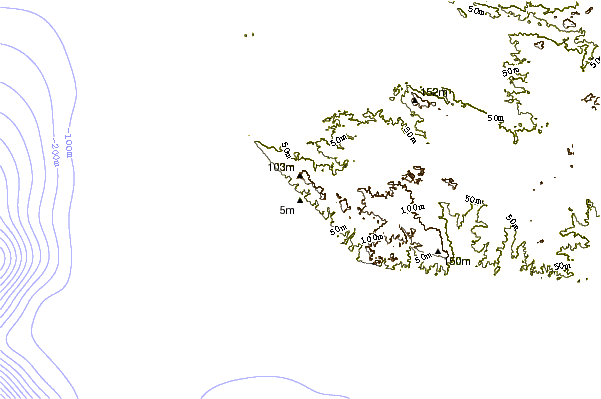 Shoreline around Pinitas