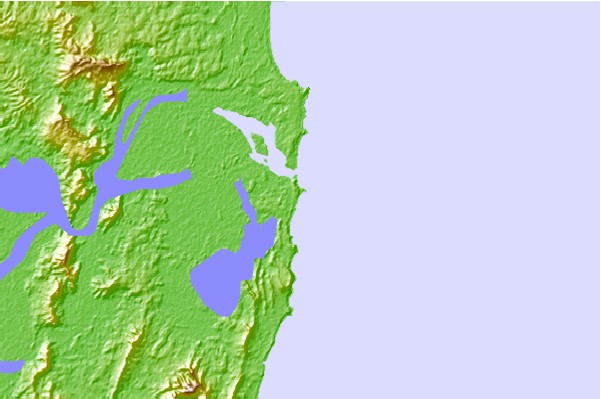 Surf spots located close to Pippi Beach