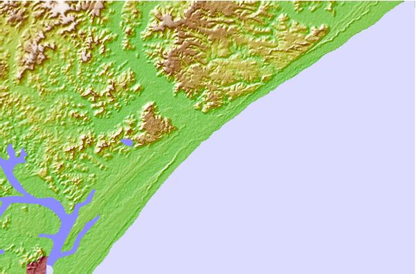 Surf spots located close to Pirambu