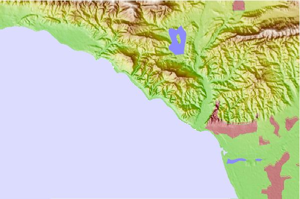 Surf spots located close to Pitas Point
