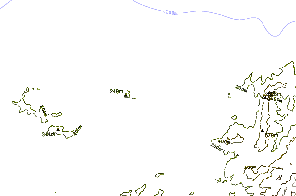 Shoreline around Plage Mordjane or Kala