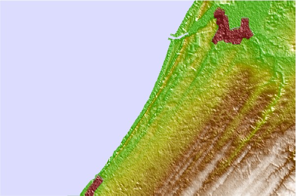 Surf spots located close to Plage des Nations