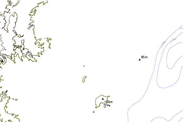 Shoreline around Plantation Point
