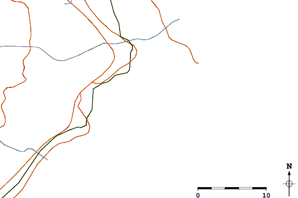 Roads and rivers around Moraira - Platja de l'Ampolla