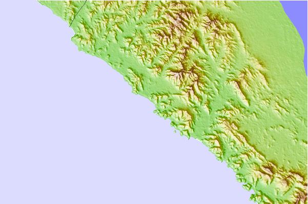 Surf spots located close to Playa Amarilla