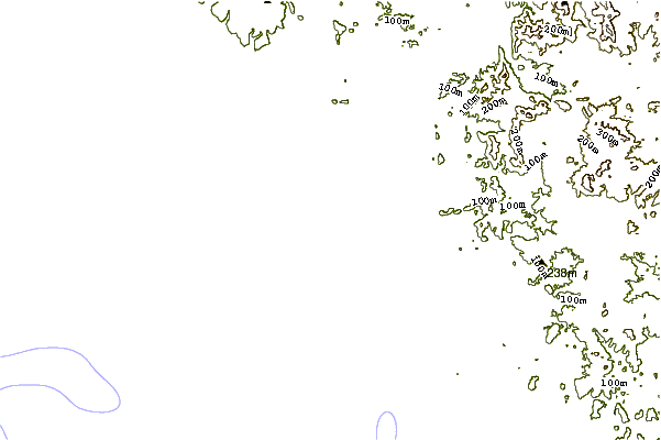 Shoreline around Playa Bruja