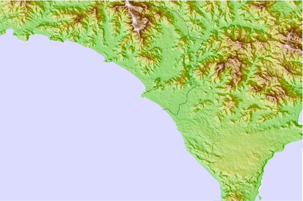 Surf spots located close to Playa Caletas
