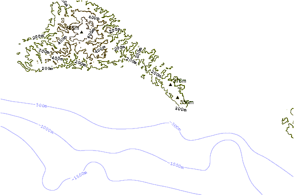 Shoreline around Playa Carate