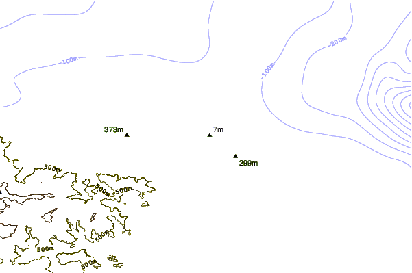 Shoreline around Playa Corrales