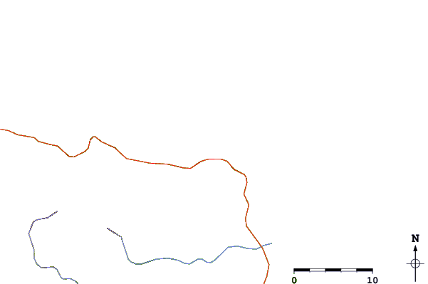 Roads and rivers around Playa Corrales