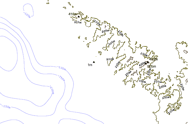 Shoreline around Playa El Yanqui