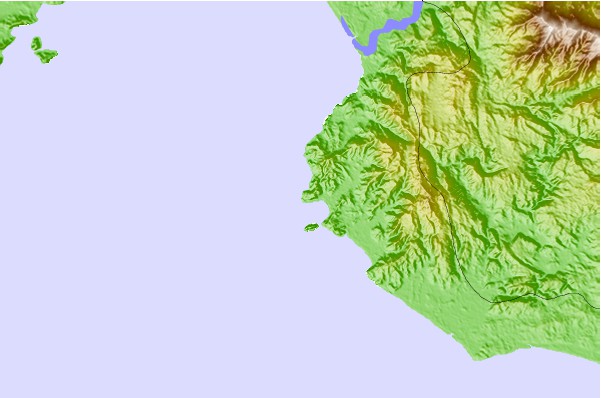 Surf spots located close to Playa Escondida