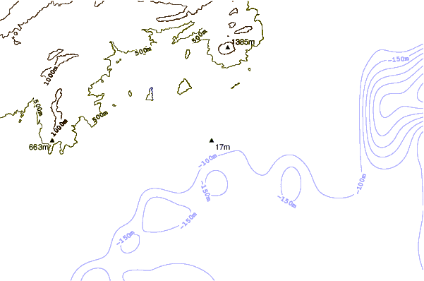 Shoreline around Playa Finestrat
