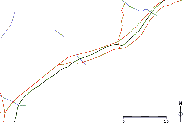 Roads and rivers around Playa Finestrat
