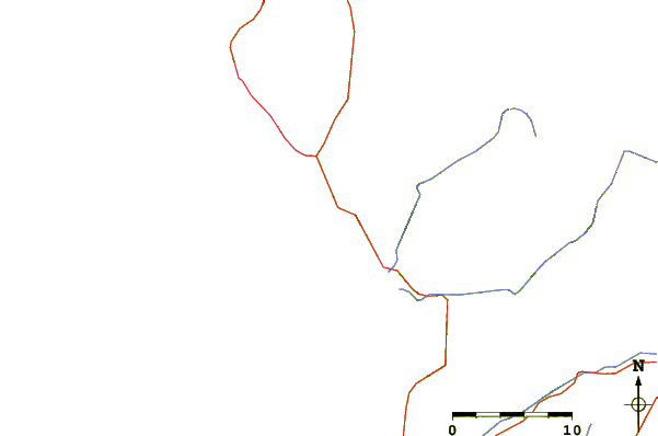 Roads and rivers around Playa Grande