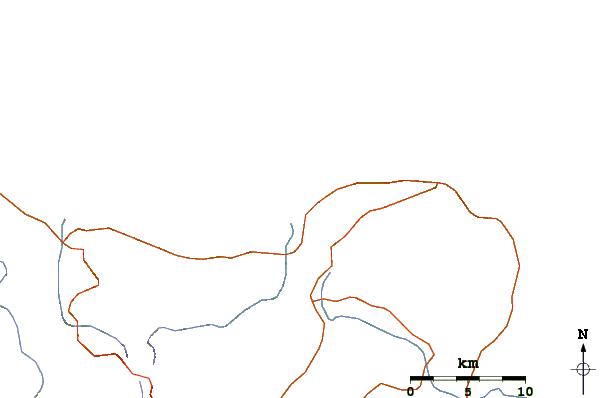 Roads and rivers around Playa Grande