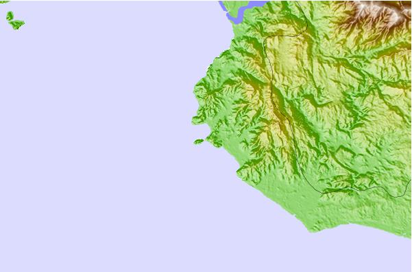 Surf spots located close to Playa Herradura