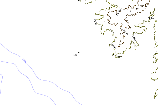Shoreline around Playa Icacos