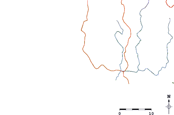 Roads and rivers around Playa Jaco