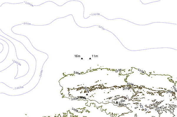 Shoreline around Playa Motones