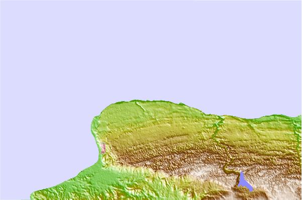 Surf spots located close to Playa Motones