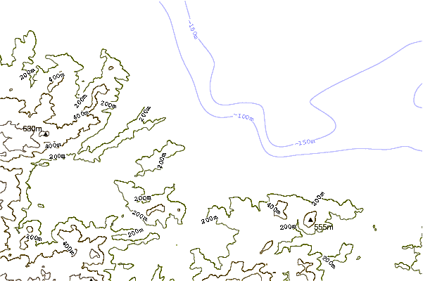 Shoreline around Playa Rapadoira