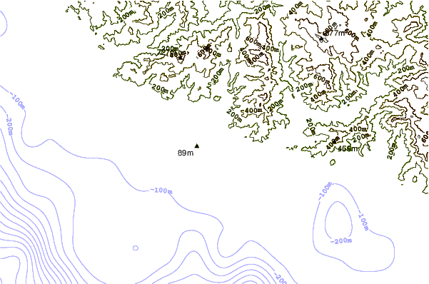 Shoreline around Playa Samara