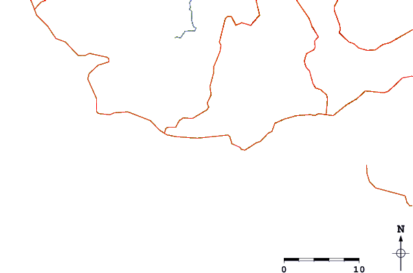 Roads and rivers around Playa Samara
