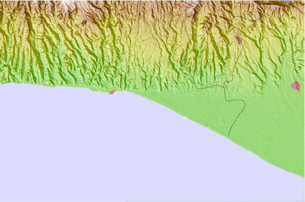 Surf spots located close to Playa San Diego