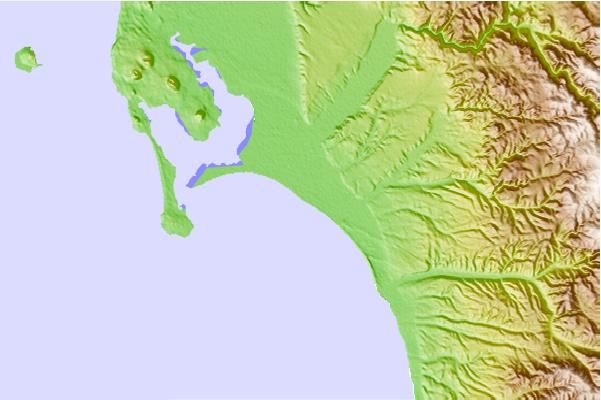 Surf spots located close to Playa Santa Maria