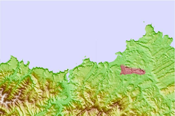 Surf spots located close to Playa Santa Maria del Mar