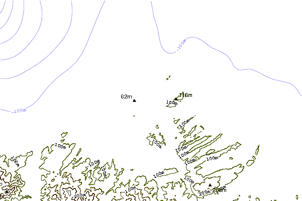 Shoreline around Playa Tenrero