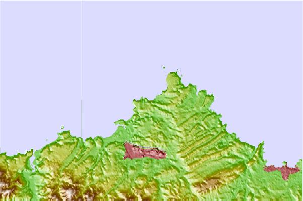 Surf spots located close to Playa Tenrero