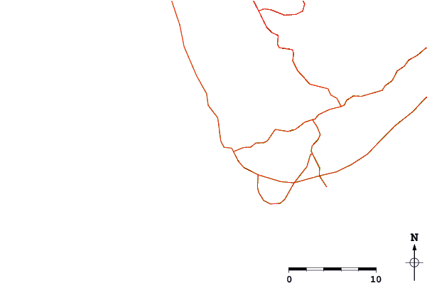 Roads and rivers around Playa de las Americas