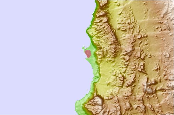 Surf breaks located close to Playa Cavancha