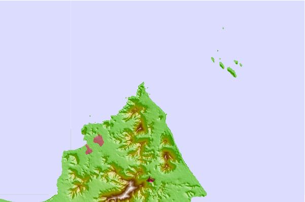 Surf breaks located close to Playa El Agua