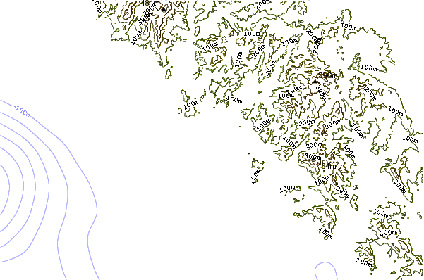 Shoreline around Playa Gigante