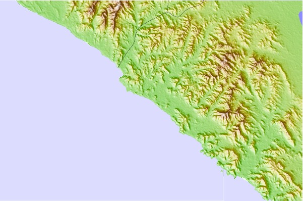 Surf breaks located close to Playa Gigante
